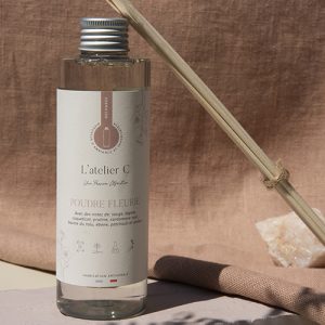 l'atelier c - Recharge Diffuseur Ambiance et Parfum d'intérieur Poudre Fleurie