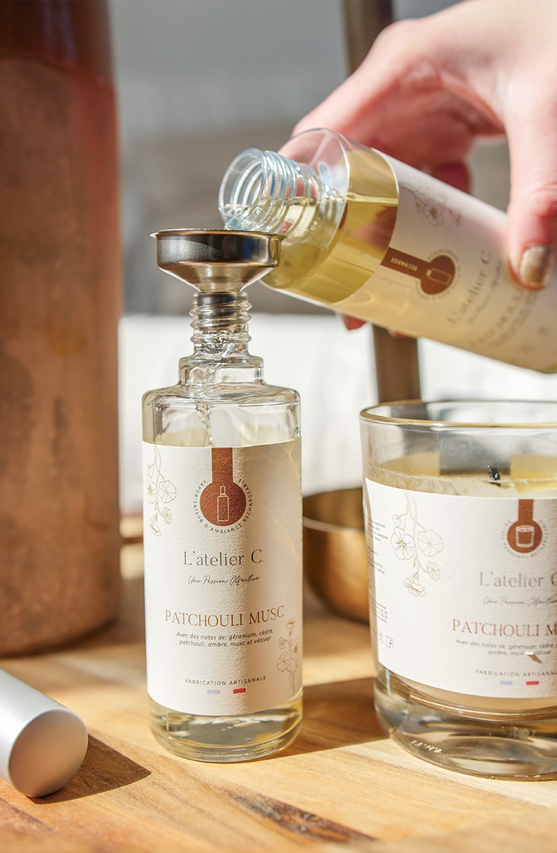 l'atelier c - pour la maison - recharges diffuseur parfums d'ambiance